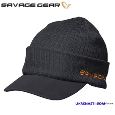 Шапка Savage Gear Peak Beanie One Size Rock Grey